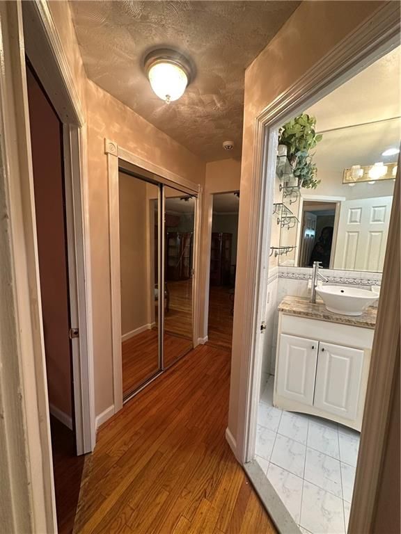 Bathroom, Interior, Marble, Wood Texture Flooring
