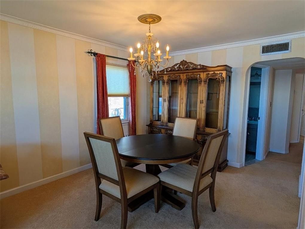 Chandelier, Dining room, Interior