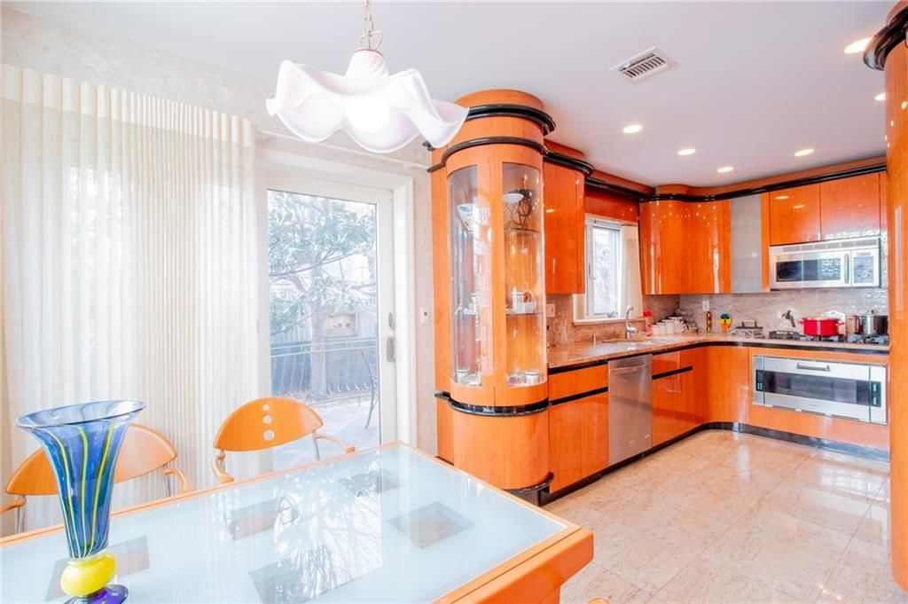 Interior, Kitchen, Recessed Lighting, Stainless Steel Appliances