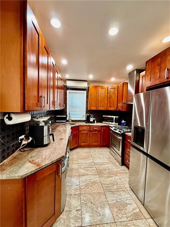 Interior, Kitchen, Recessed Lighting, Stainless Steel Appliances