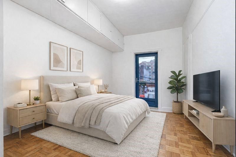 Bedroom, Interior, Wood Texture Flooring