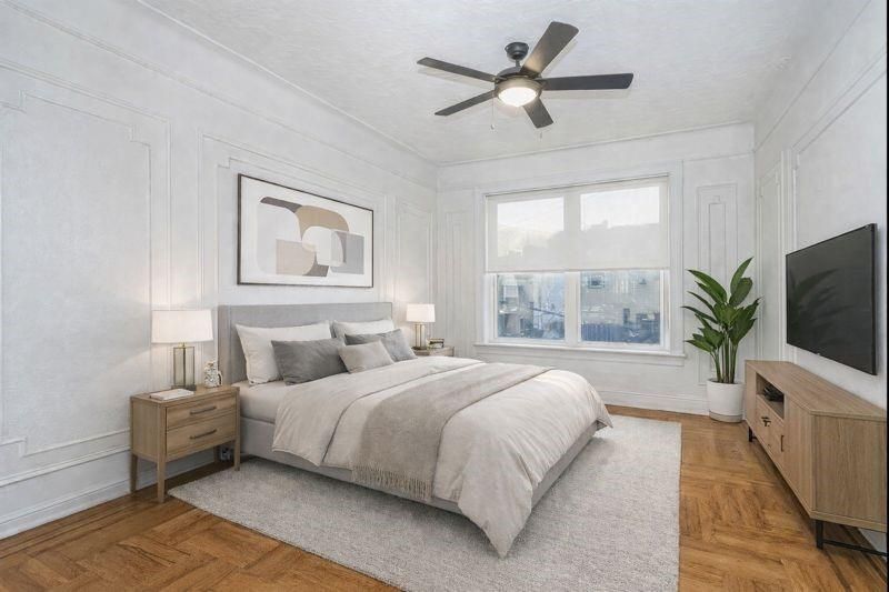 Bedroom, Interior, Wood Texture Flooring