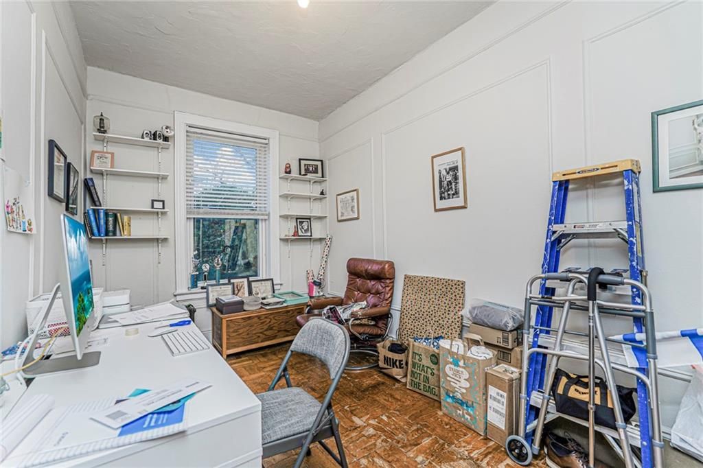 Home Office, Interior, Wood Texture Flooring