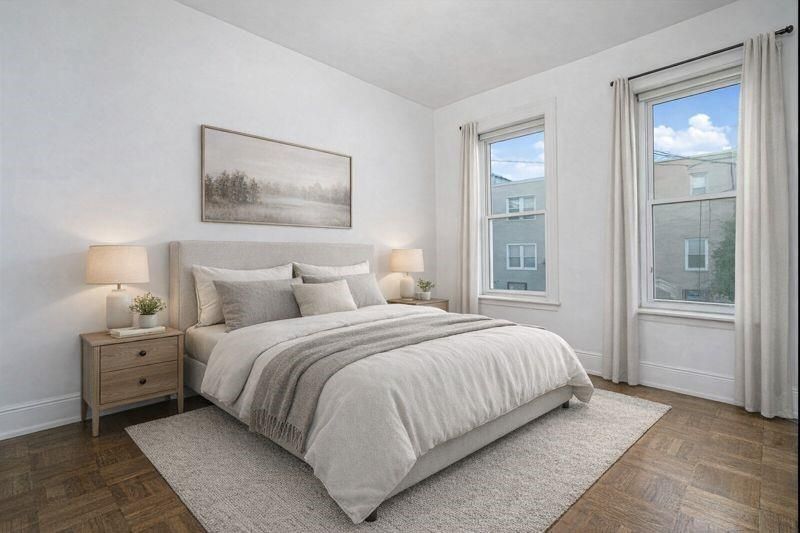 Bedroom, Interior, Wood Texture Flooring