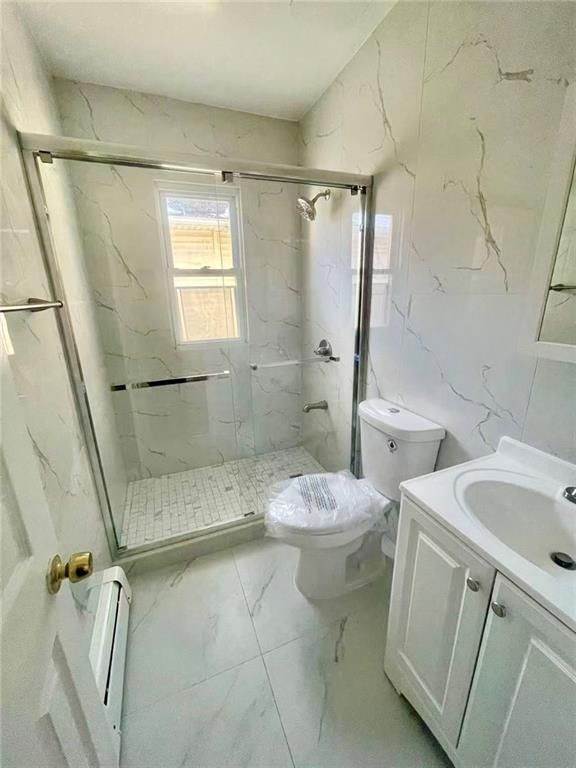 Bathroom, Glass Shower, Interior, Marble, Marble Walls