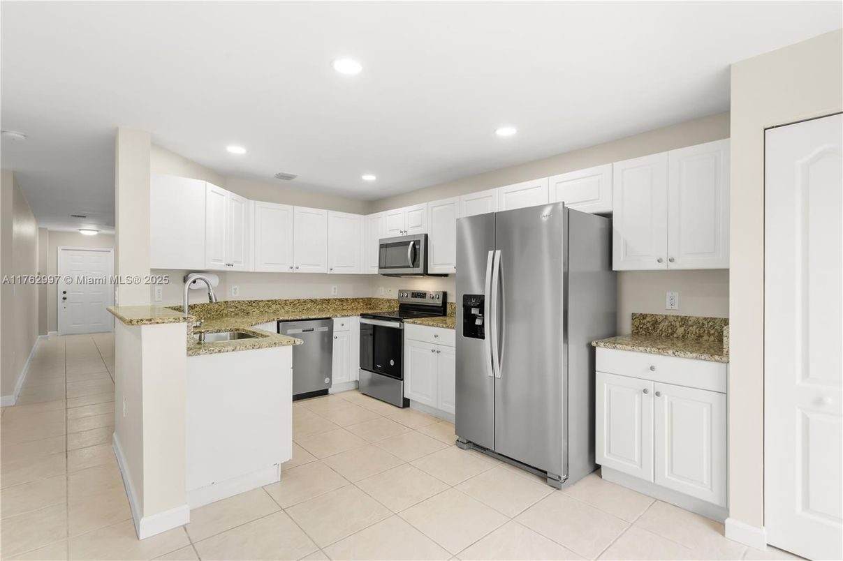 Interior, Kitchen, Recessed Lighting, Stainless Steel Appliances