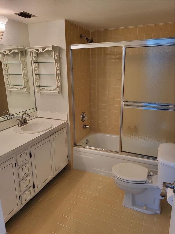 Bathroom, Dual Sink Vanities, Glass Shower, Interior
