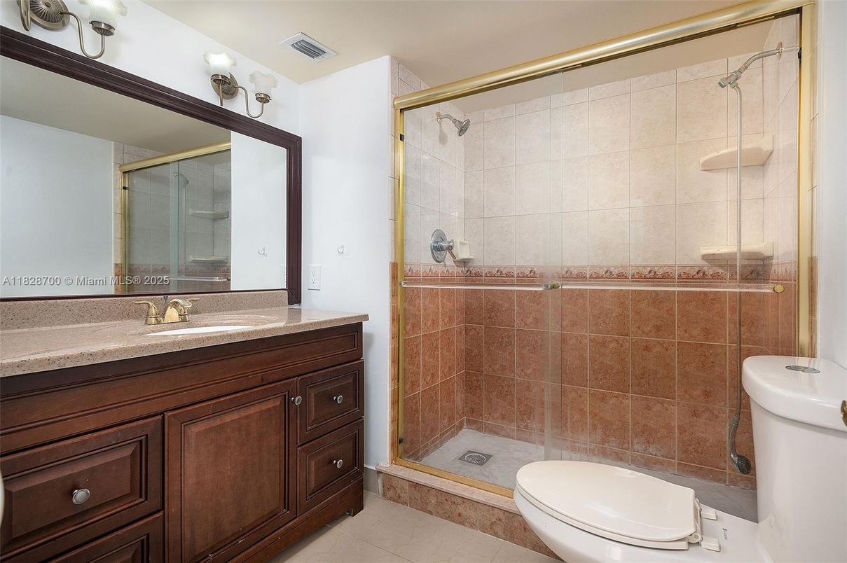Bathroom, Glass Shower, Interior