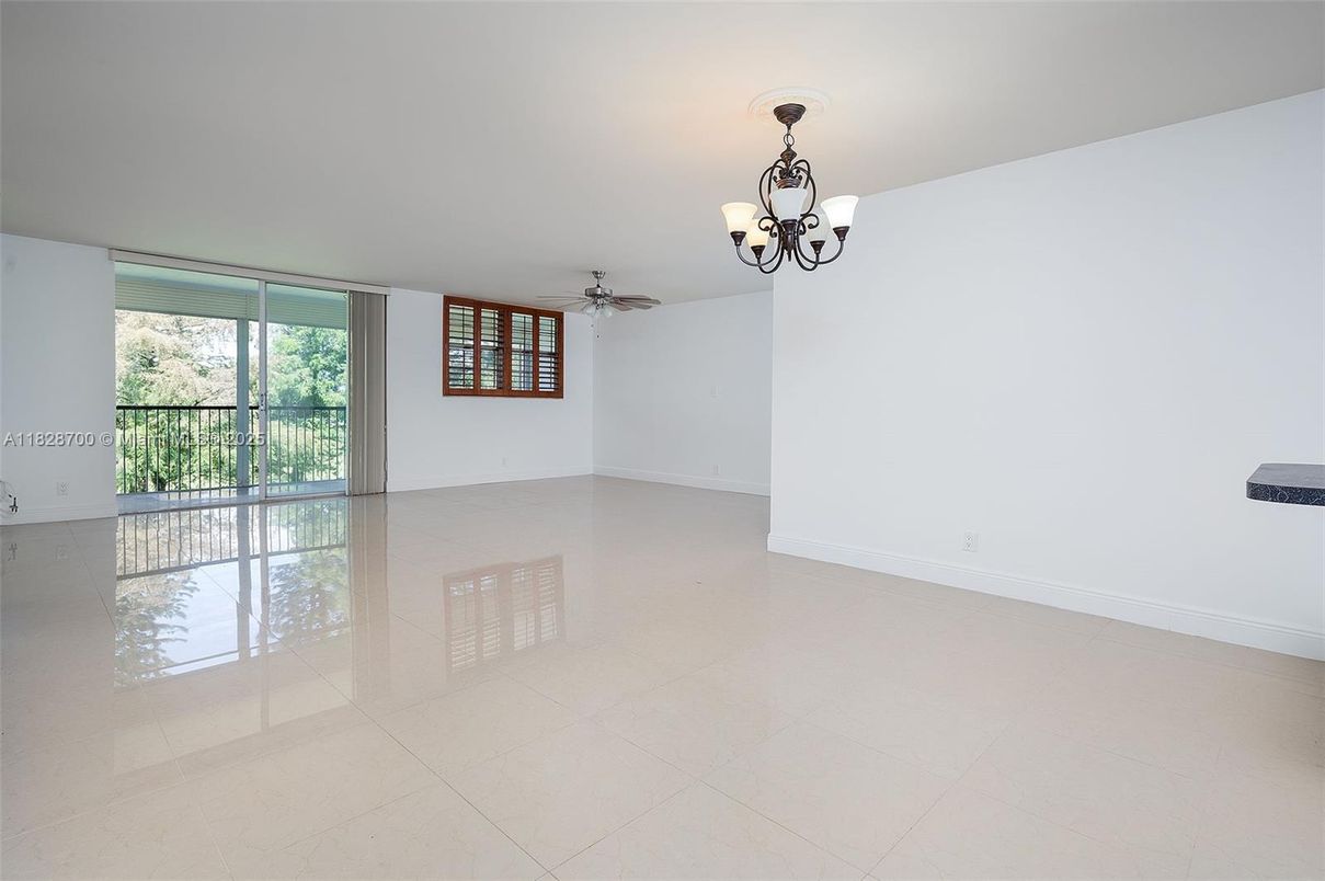 Chandelier, Empty room, Interior