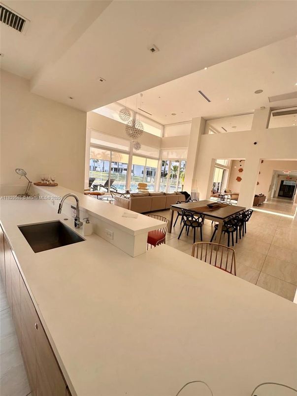 Chandelier, Dining room, Interior, Kitchen, Living room, Pendant Lights, Recessed Lighting, Water