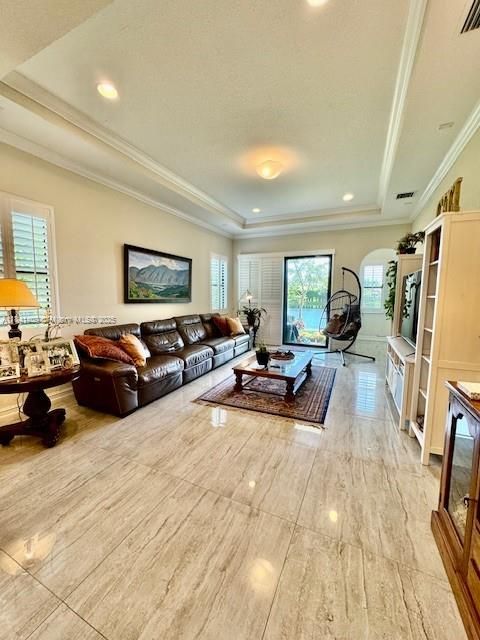 Interior, Living room, Recessed Lighting