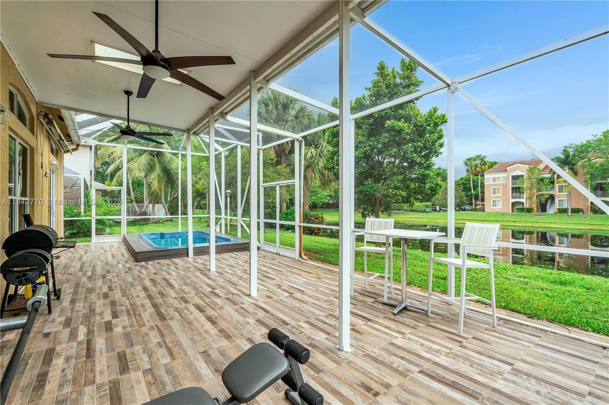 Glass Ceilings, Interior, Sun Room, Wood Texture Flooring