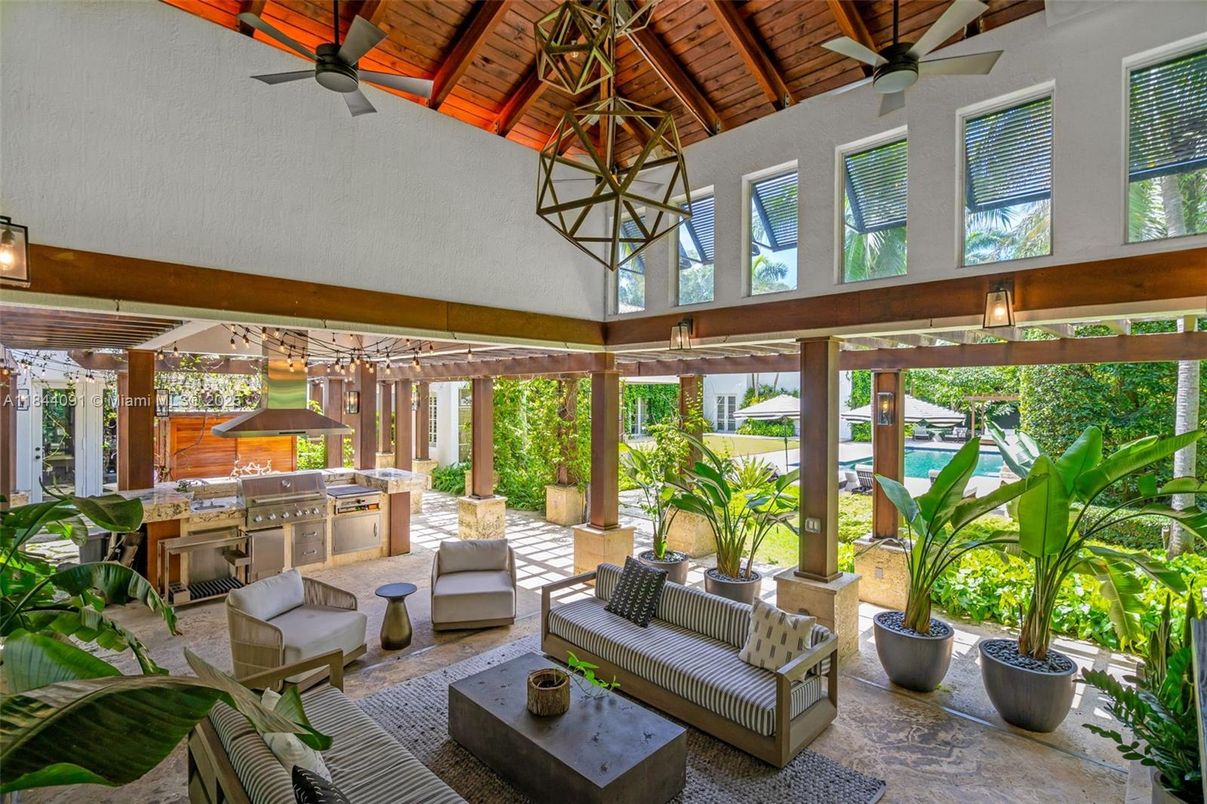Interior, Sun Room, Wooden Beams, Wooden Ceilings