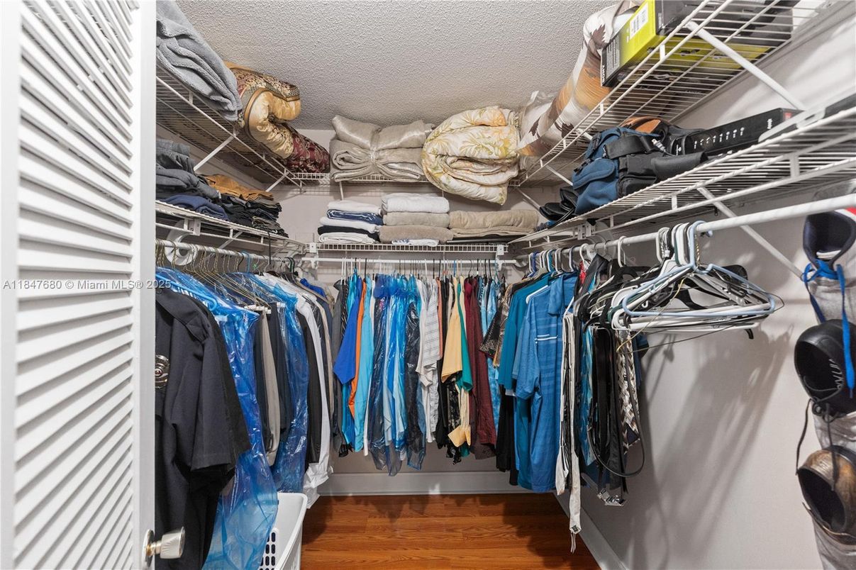 Interior, Walk-in Closets, Wood Texture Flooring