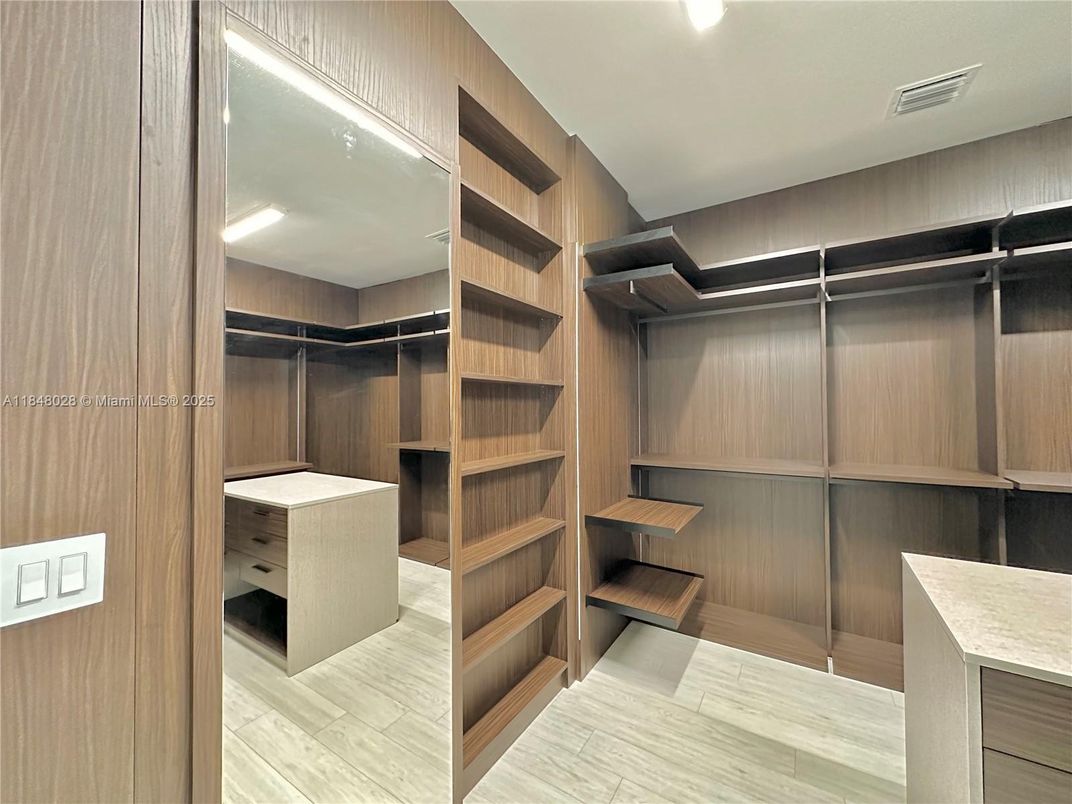 Interior, Recessed Lighting, Walk-in Closets, Wood Texture Flooring