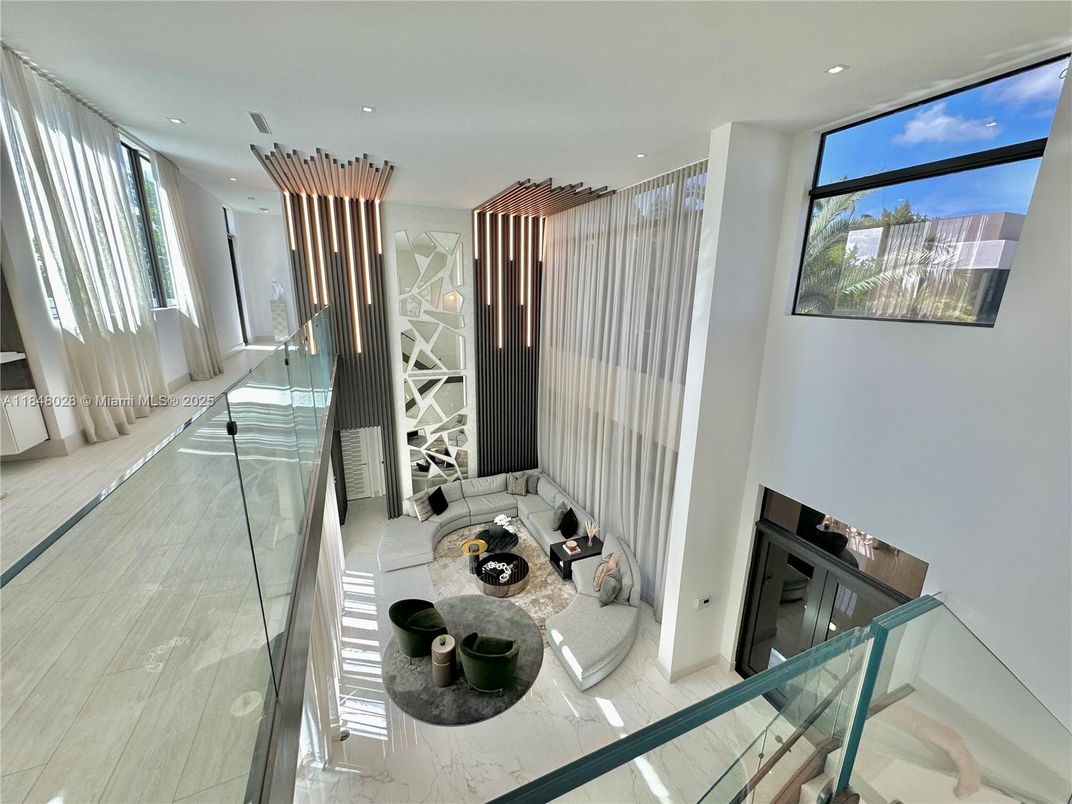 Interior, Marble, Recessed Lighting, Wood Texture Flooring