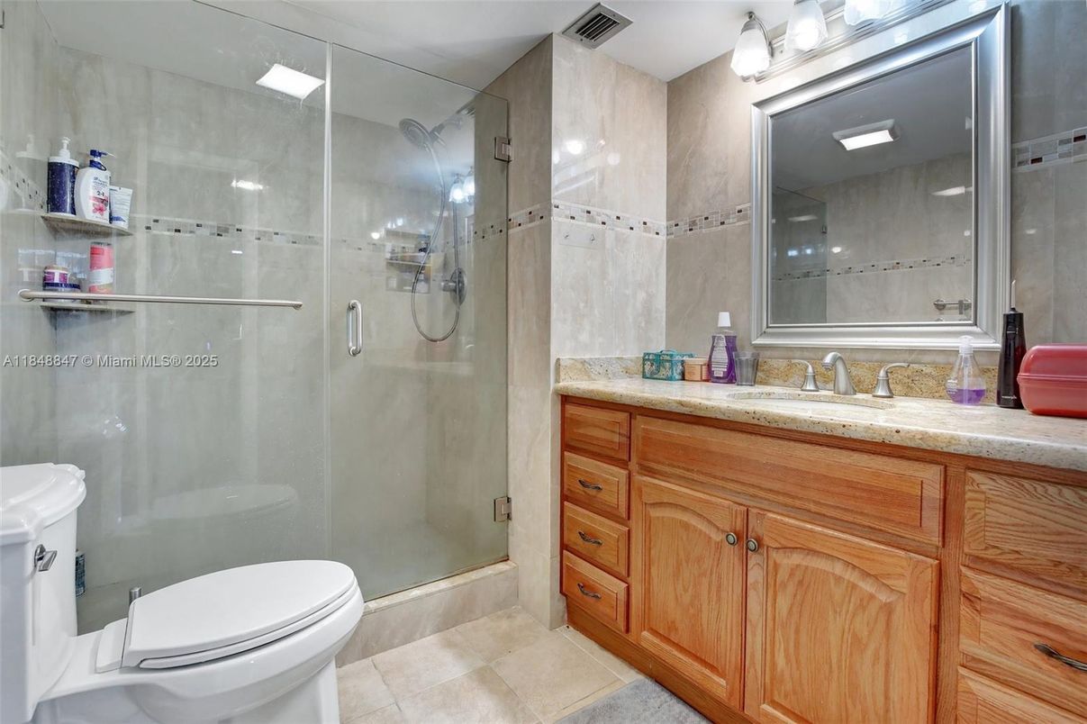 Bathroom, Glass Shower, Interior