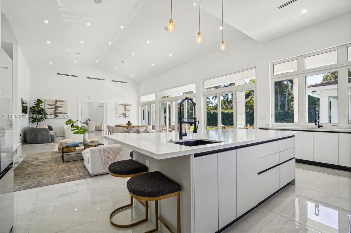 Interior, Kitchen, Pendant Lights, Recessed Lighting