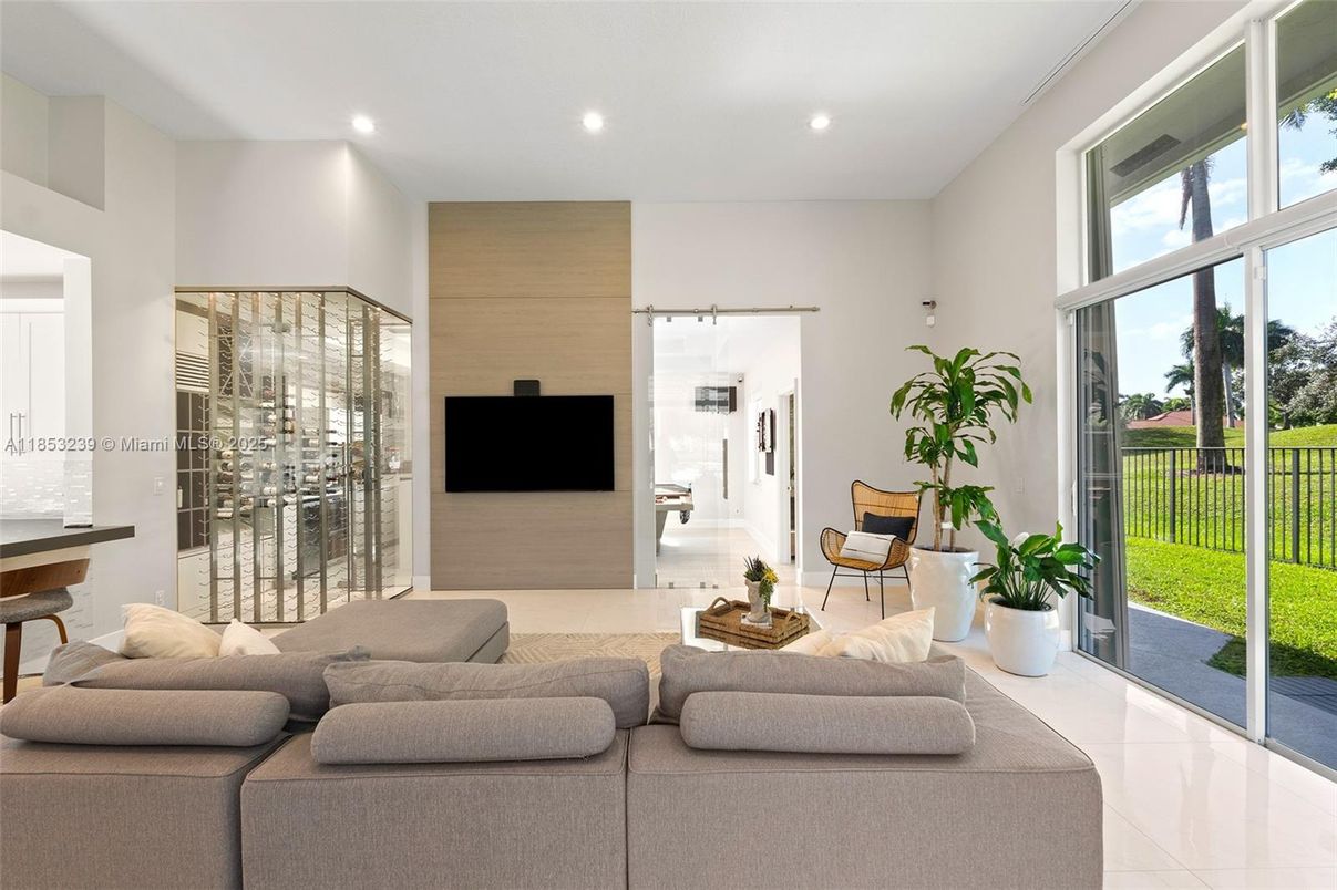 Interior, Living room, Recessed Lighting