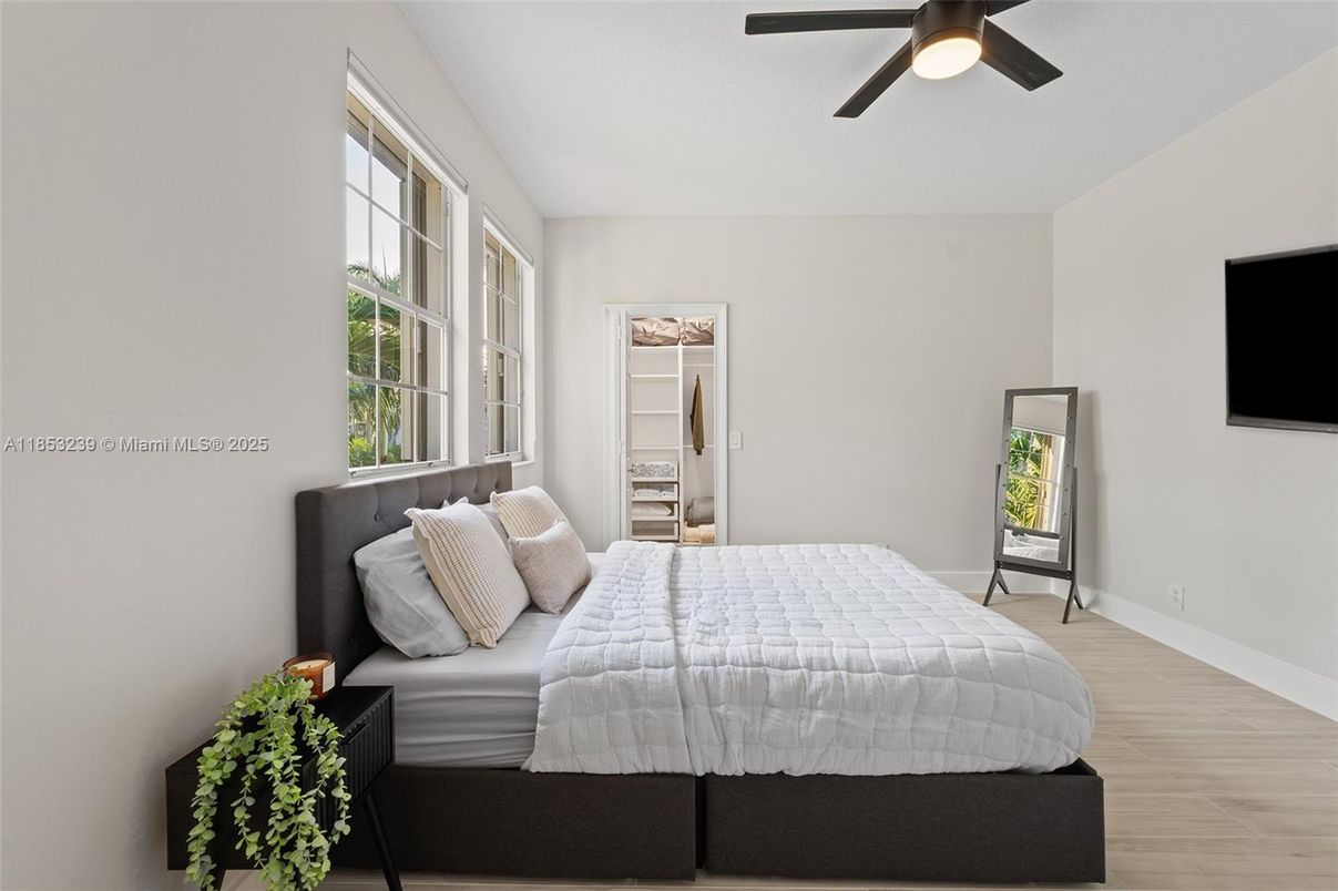 Bedroom, Interior, Wood Texture Flooring