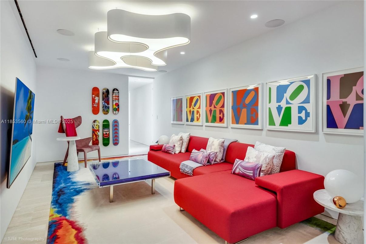 Interior, Living room, Recessed Lighting