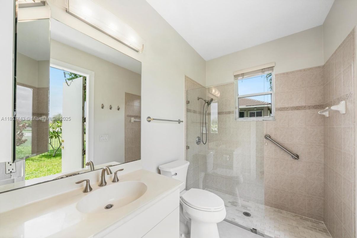 Bathroom, Glass Shower, Interior