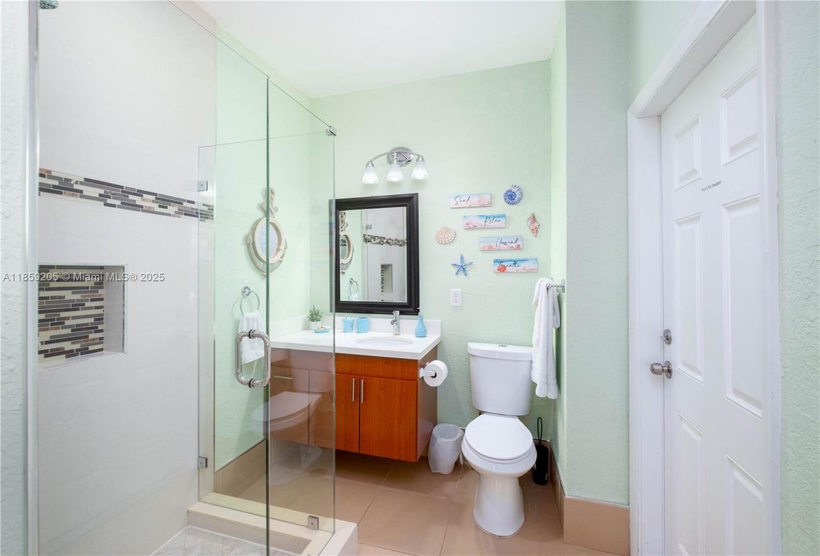 Bathroom, Glass Shower, Interior