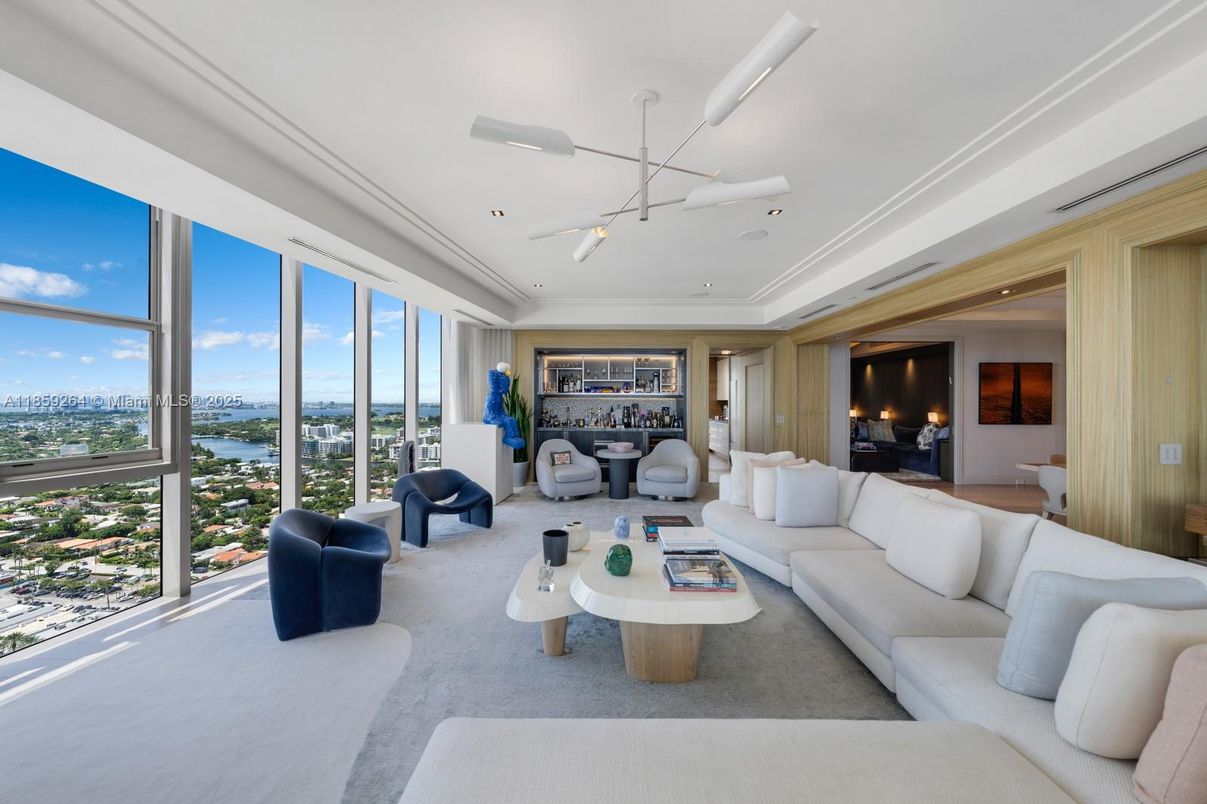 Fireplace, Interior, Living room, Pendant Lights, Recessed Lighting, Water