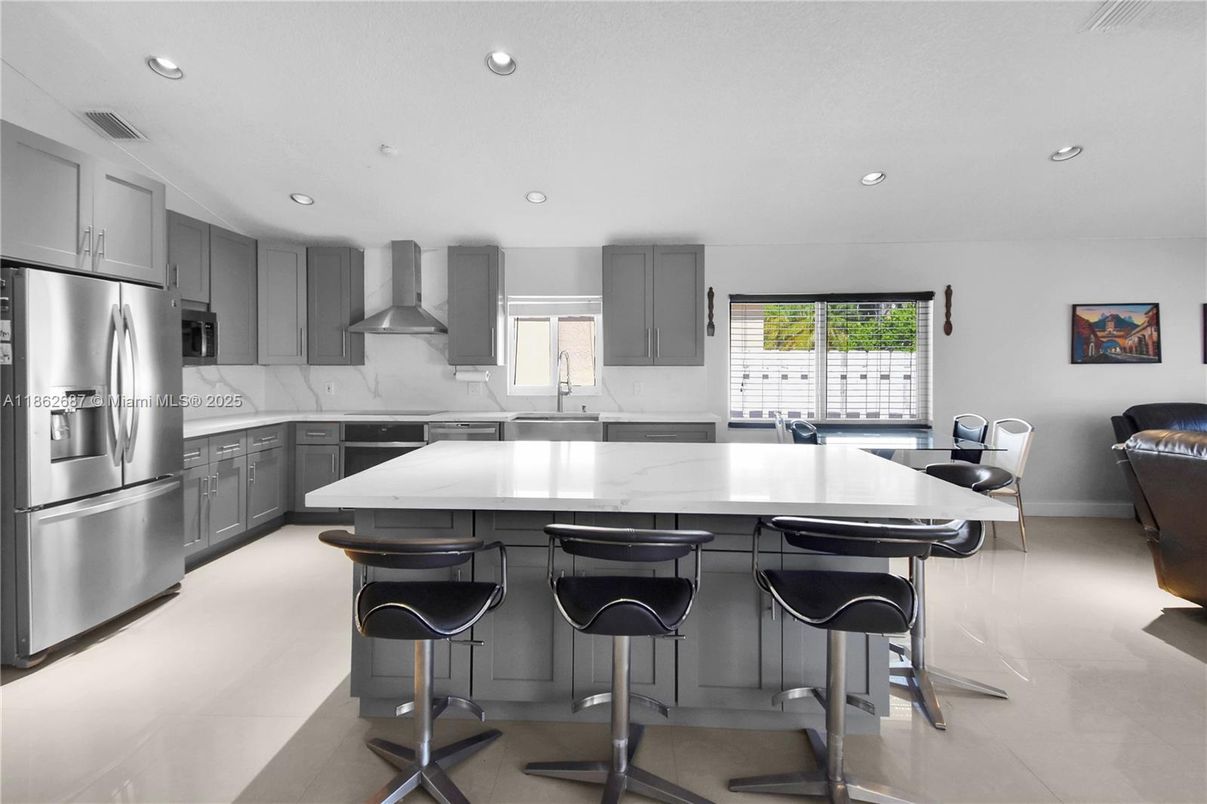 Interior, Kitchen, Recessed Lighting, Stainless Steel Appliances
