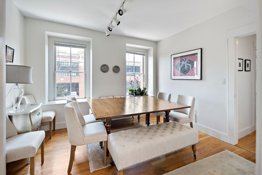 Dining room, Interior, Wood Texture Flooring