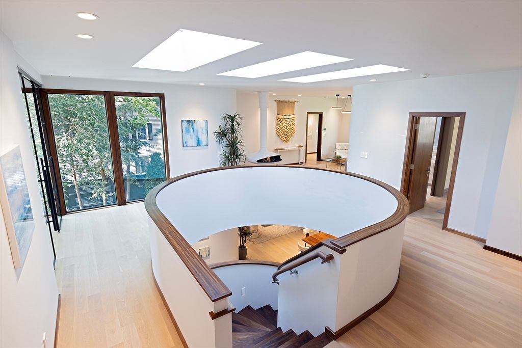 Interior, Pendant Lights, Recessed Lighting, Wood Texture Flooring