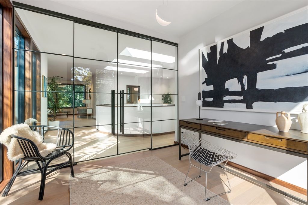Home Office, Interior, Wood Texture Flooring