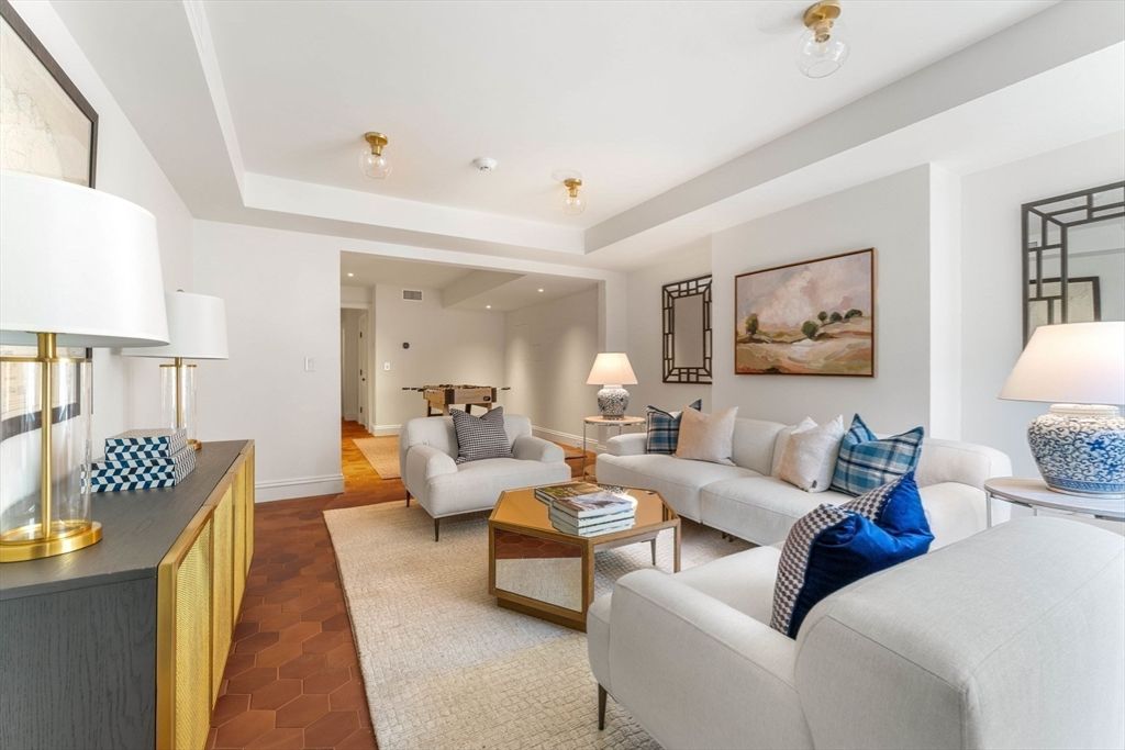 Interior, Living room, Recessed Lighting