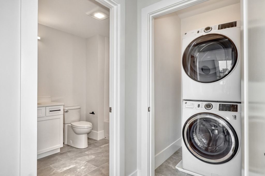 Bathroom, Interior, Recessed Lighting, Utility Closets, Washer