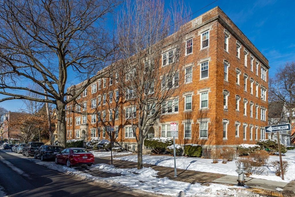 Exterior, Facade, Brick Facade, Condo Building