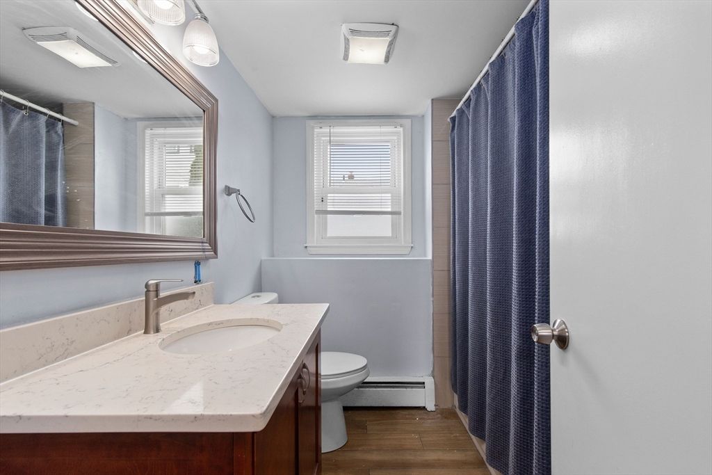 Bathroom, Interior, Wood Texture Flooring