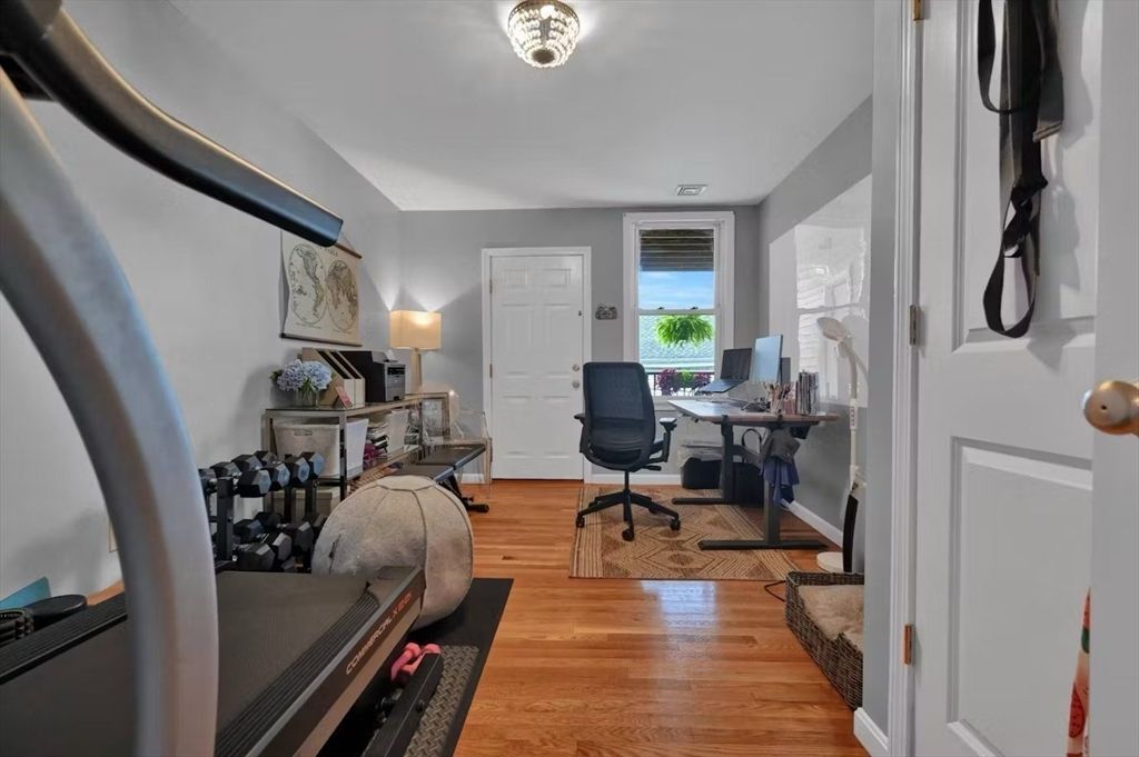 Home Office, Interior, Wood Texture Flooring