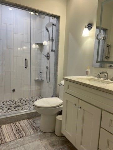 Bathroom, Glass Shower, Interior