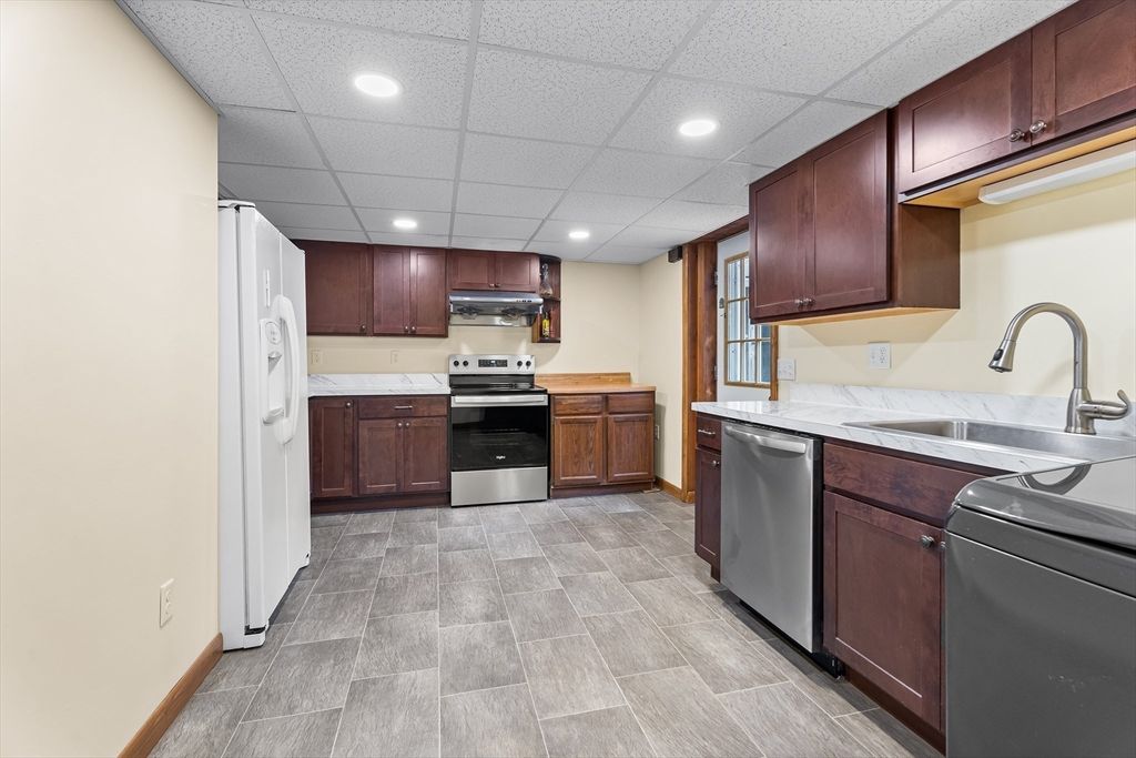 Interior, Kitchen, Recessed Lighting, Stainless Steel Appliances