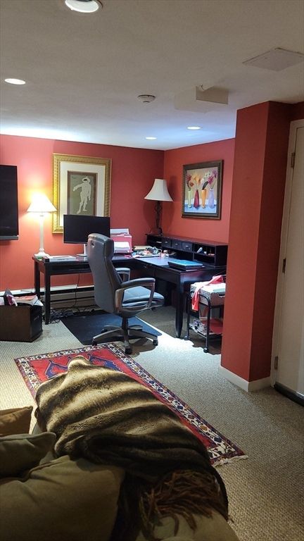 Home Office, Interior, Recessed Lighting