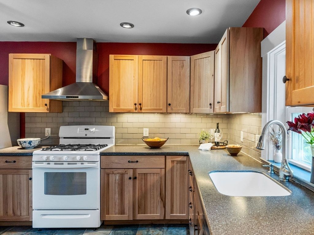 Interior, Kitchen, Recessed Lighting, Stainless Steel Appliances