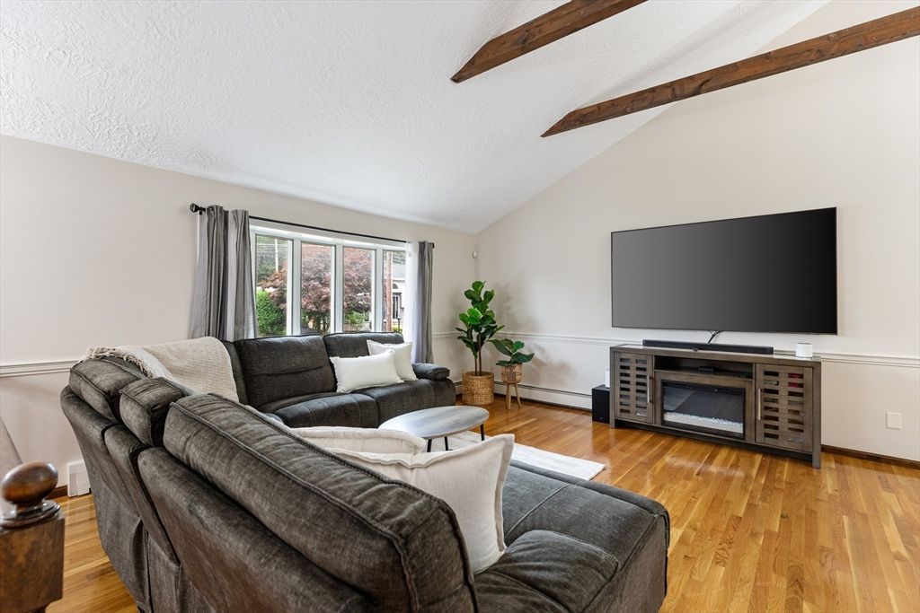 Interior, Living room, Wooden Beams, Wood Texture Flooring