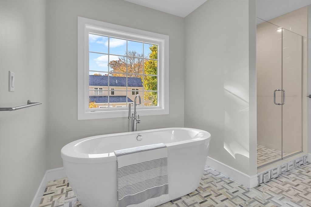Bathroom, Free Standing Baths, Glass Shower, Interior