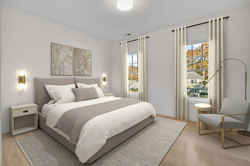 Bedroom, Interior, Wood Texture Flooring
