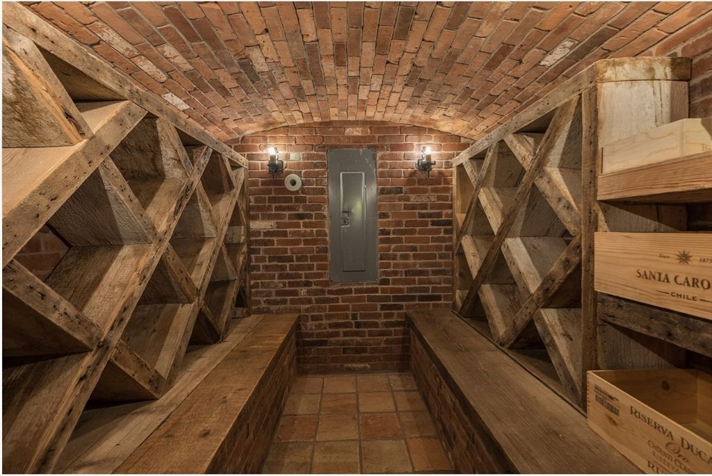 Interior, Stone Walls, Wine Storage