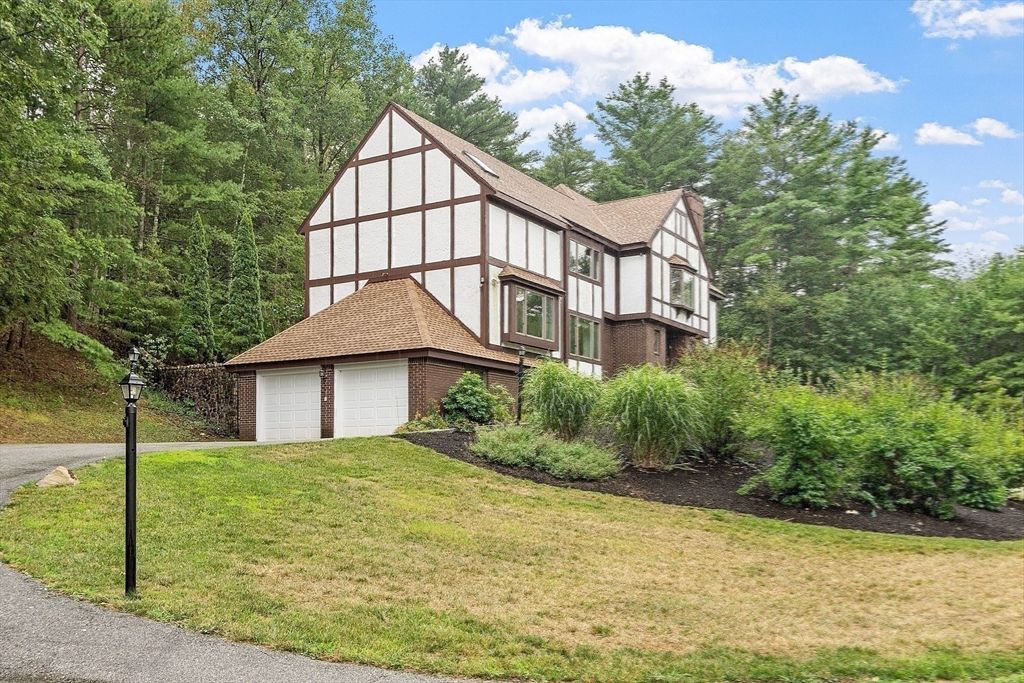 Attached, Exterior, Facade, Brick Facade, Tudor Revival