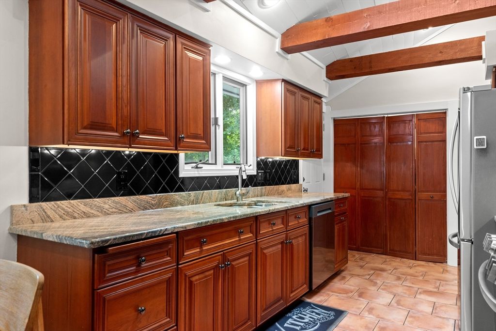 Interior, Kitchen, Wooden Beams