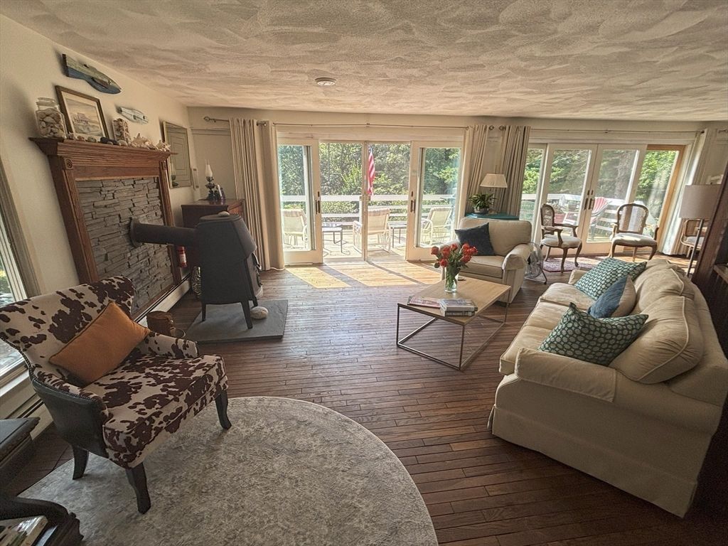 Fireplace, Interior, Living room, Wood Texture Flooring