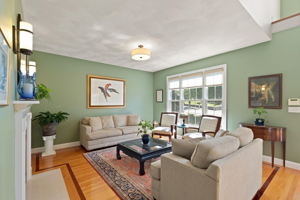 Fireplace, Interior, Living room, Wood Texture Flooring