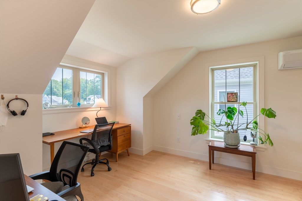 Home Office, Interior, Wood Texture Flooring